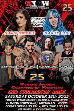 Trios Tag Team Main Event: Killer Kross, Scarlett Bordeaux & Jimmy Jacobs vs. Adam Wick, Maxximillian & Heather Blue