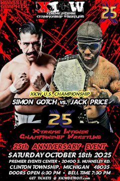 United States Title Match: Jack Price (c) vs. Simon Gotch