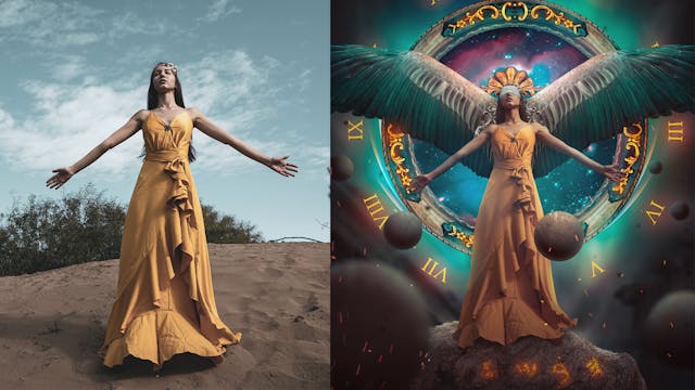Time Goddess - Advanced Fantasy Photoshop Tutorial