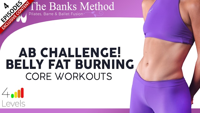 Ab Challenge! Belly Fat Burning Core Workouts | The Banks Method
