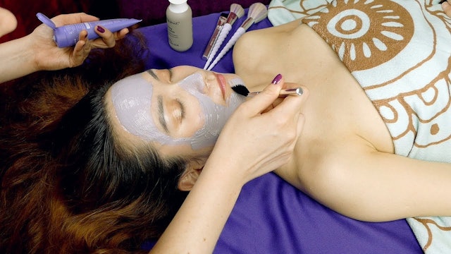 Brightening Purple Clay Mask ♥ ASMR Spa Treatment, Beauty, Relaxation & Pamperin