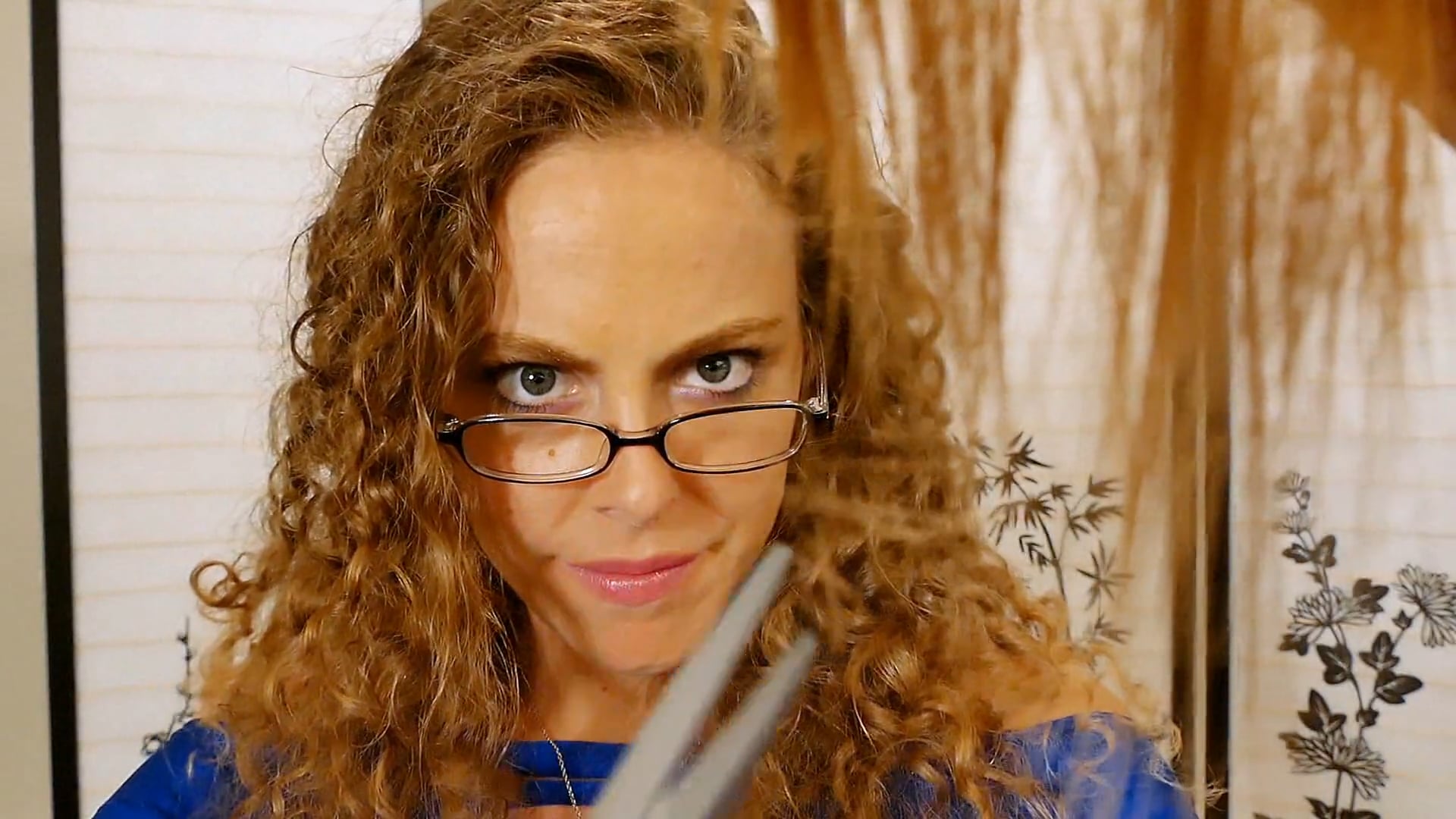 No Talking Haircut, Scissors, Brushing & Spritzing