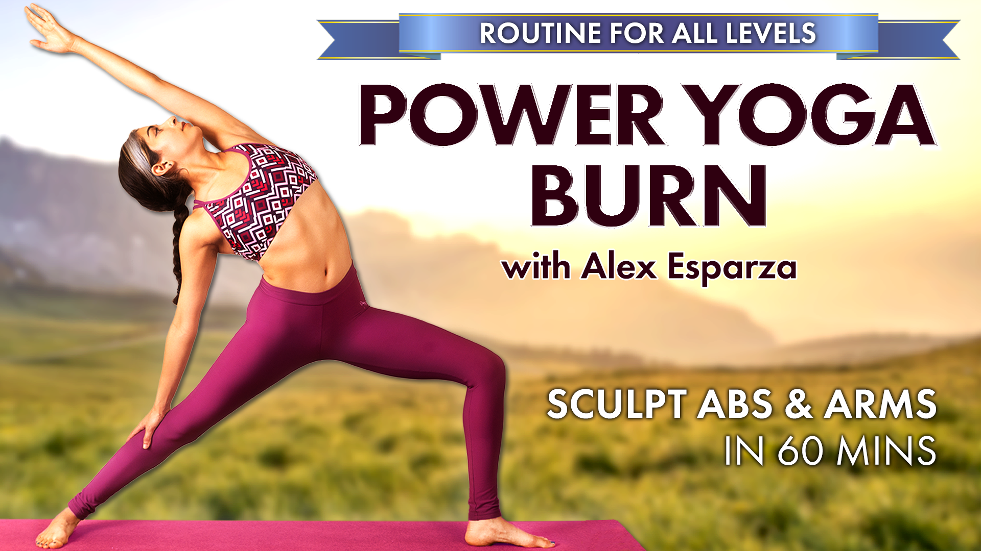 Power Yoga Burn! 60 Minute Routine for Sculpted Abs & Arms!