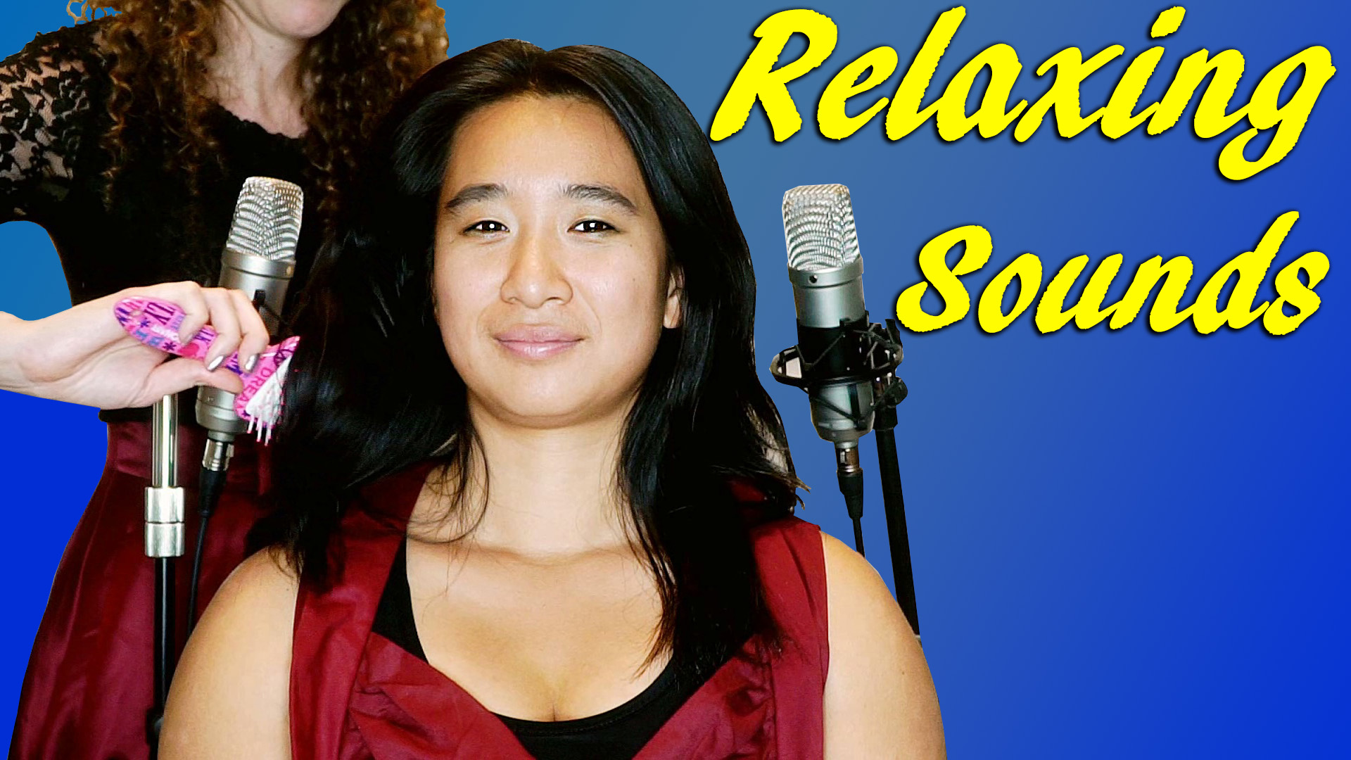 Up-Close Hair Brushing Sounds with Beini & Corrina