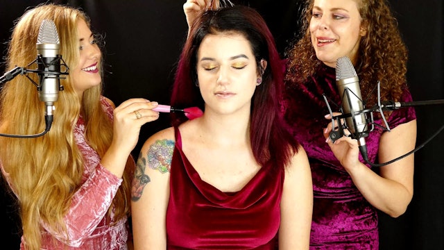 ASMR Megan In The Middle, Pampering, Hair Brushing, Face Massage