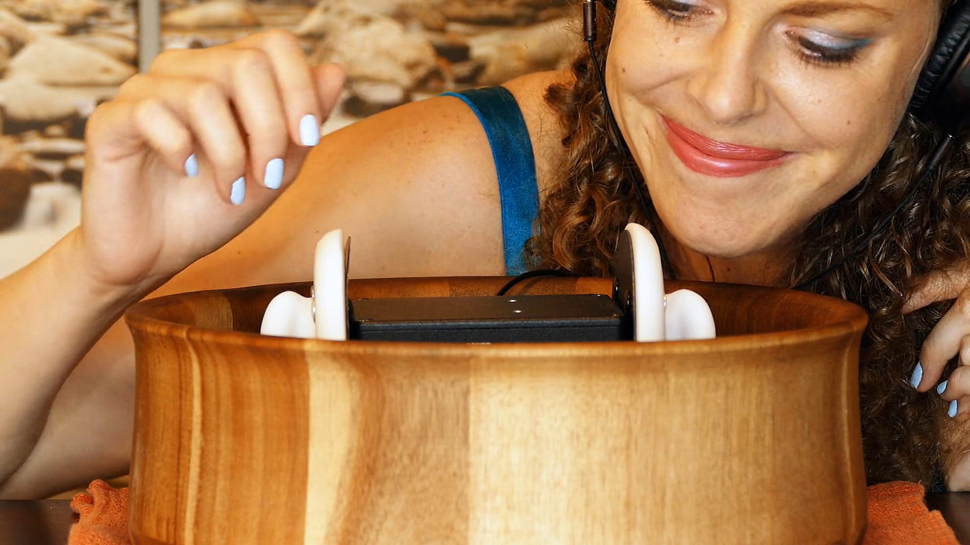 Wooden Bowl Triggers, Tapping, Brushing & Whispers