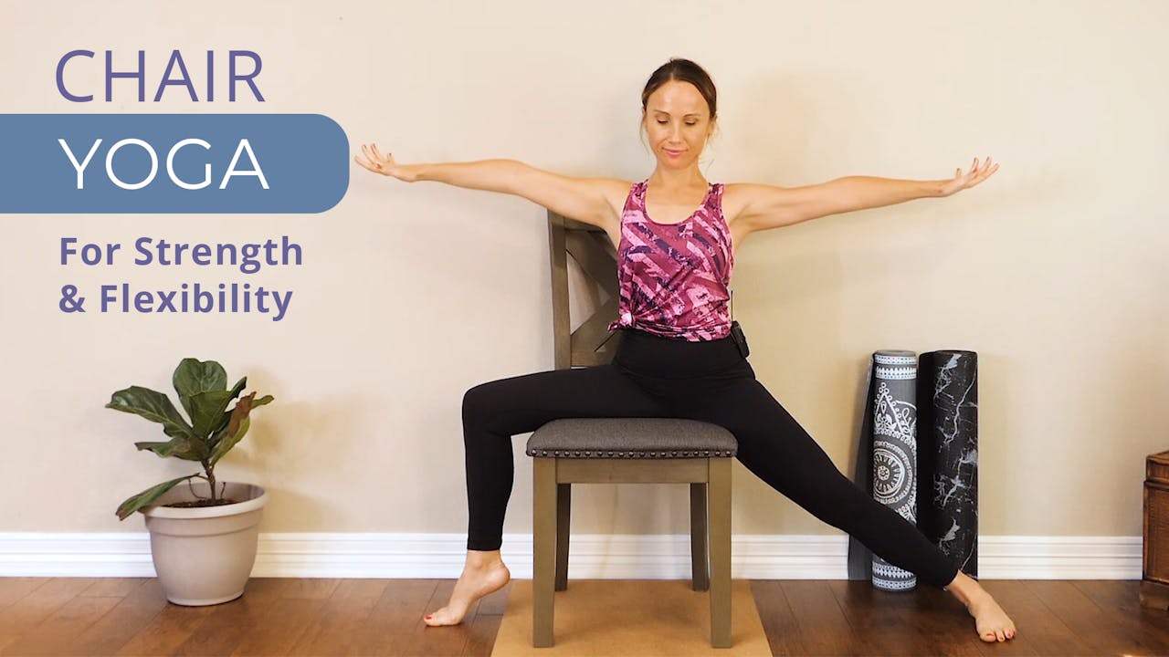 Chair Yoga Strength And Flexibility Chair Yoga For Seniors With Tessa Canzona Yoga Plus