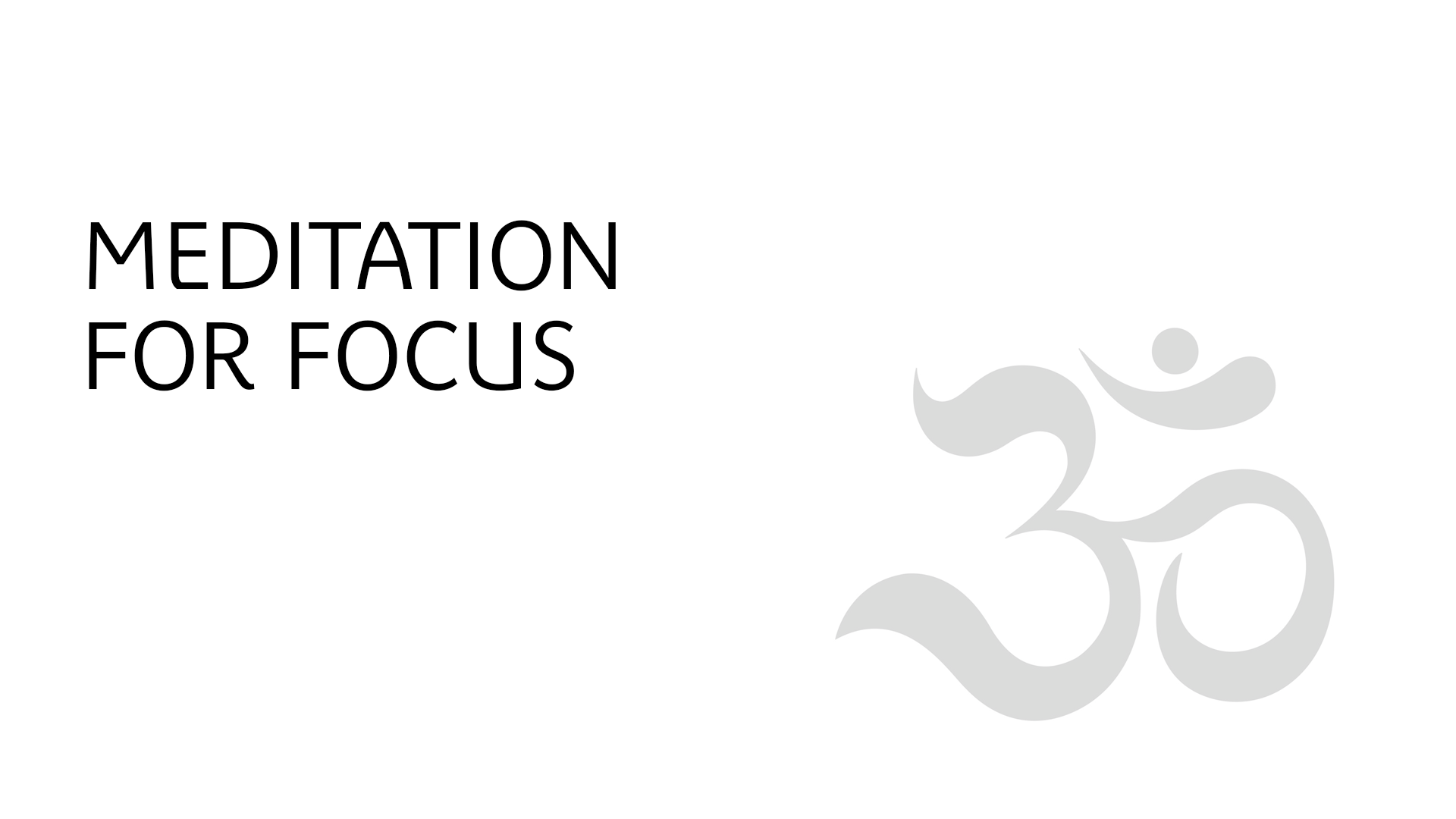 Yoga Meditation for Beginners | Meditation for Focus