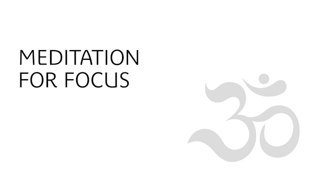 Yoga Meditation for Beginners | Meditation for Focus