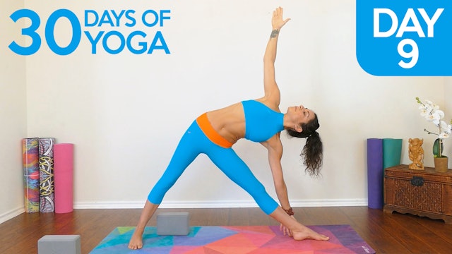 Day 9: Triangle Pose