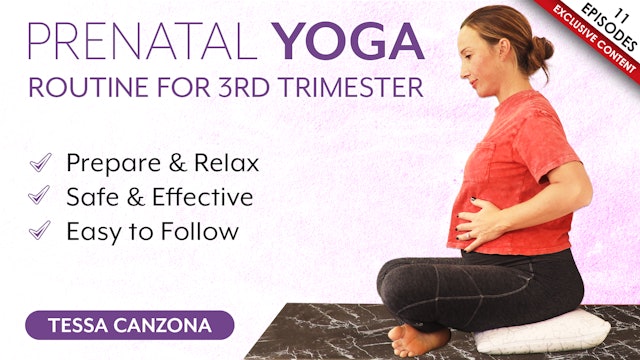 Prenatal Yoga | Routine for 3rd Trimester