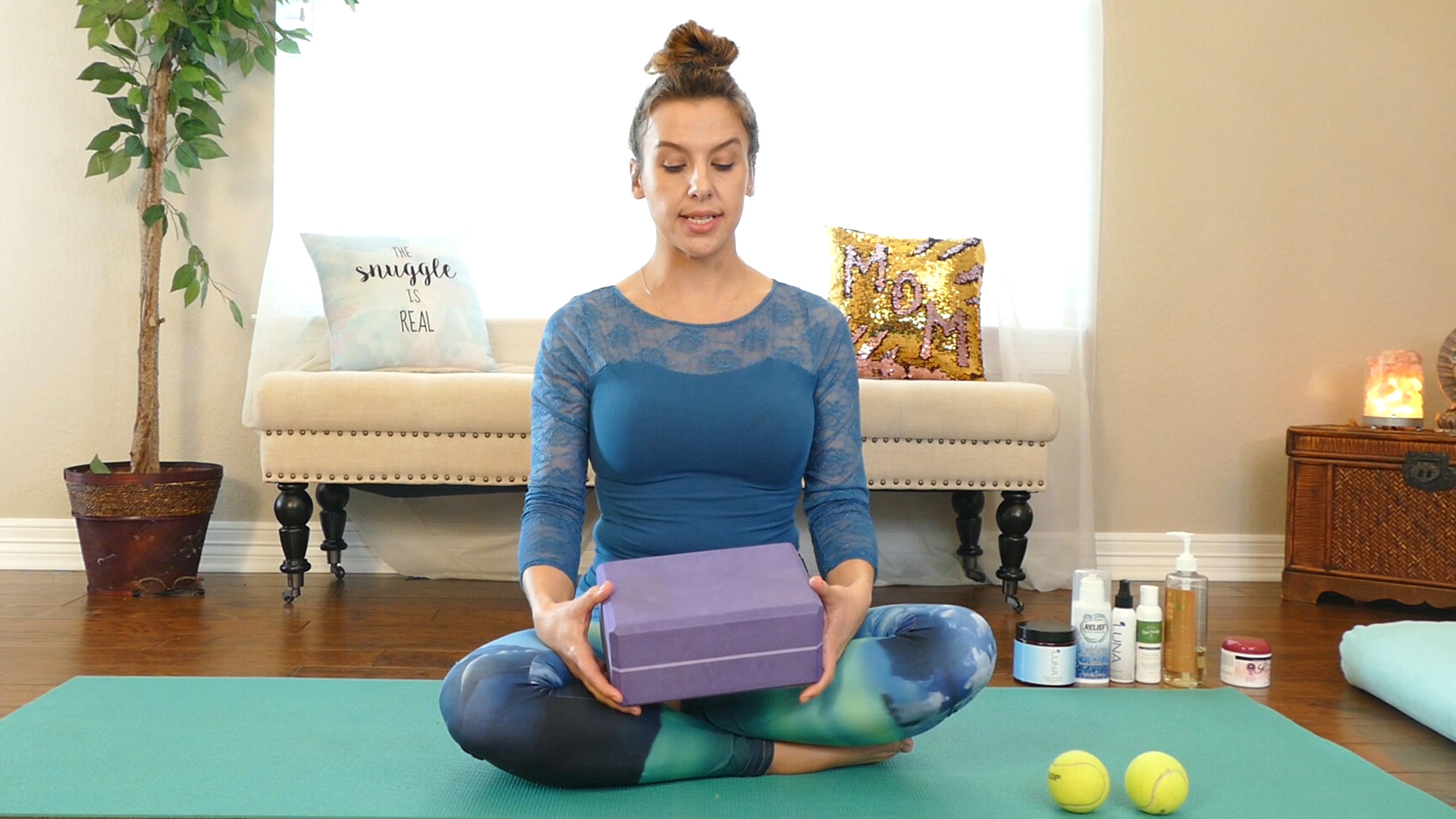 Self Care For Moms Using Props with Chandler