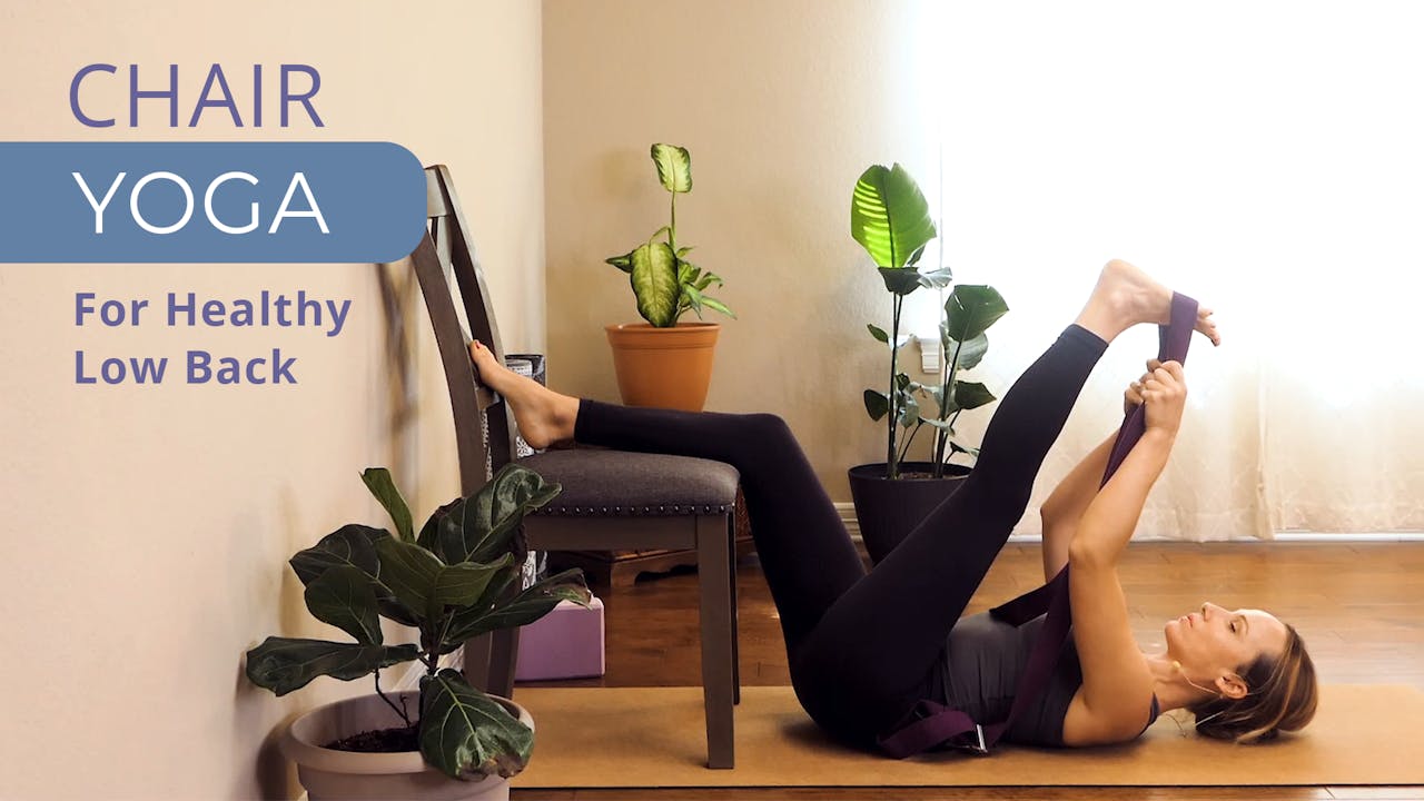 Chair Yoga | For a Healthy Low Back - Yoga Plus