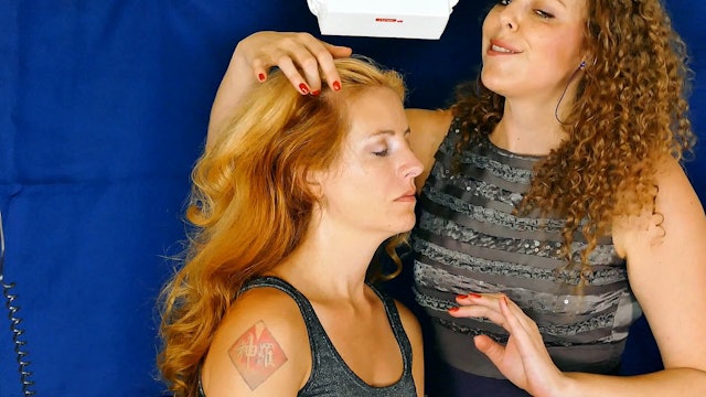 Corrina & Adrienne, Ear to Ear Scalp Massage Tips