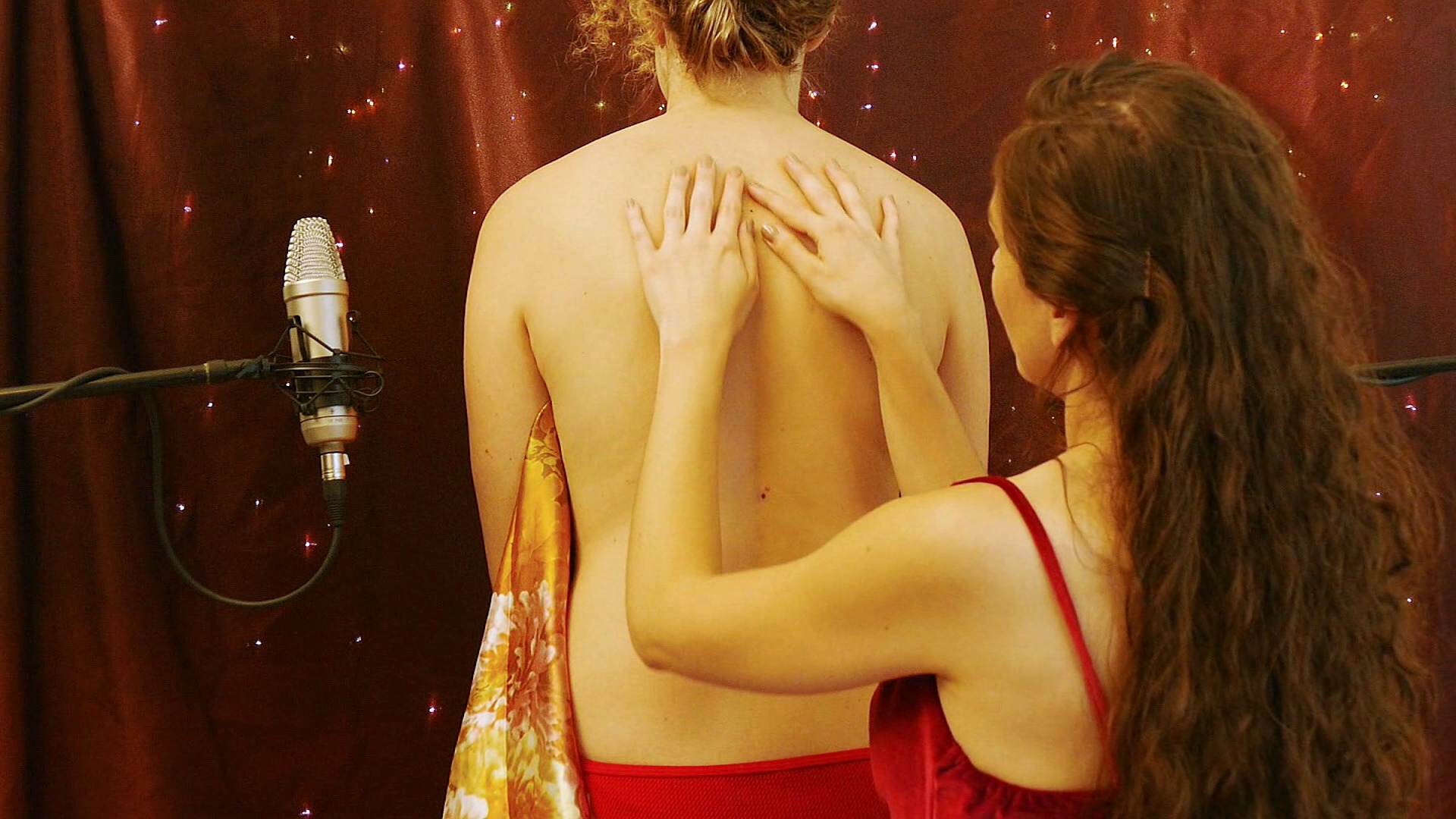 Melissa, Sparkly Fabric Tickles & Skin Brushing