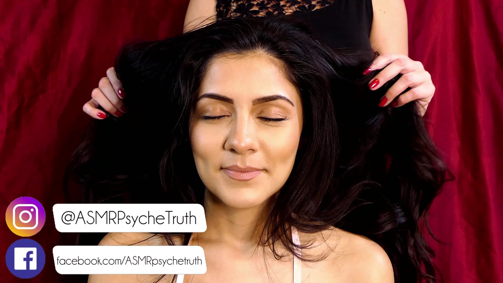 ASMR Courtney & Corrina Face Brushing with Gem Rollers