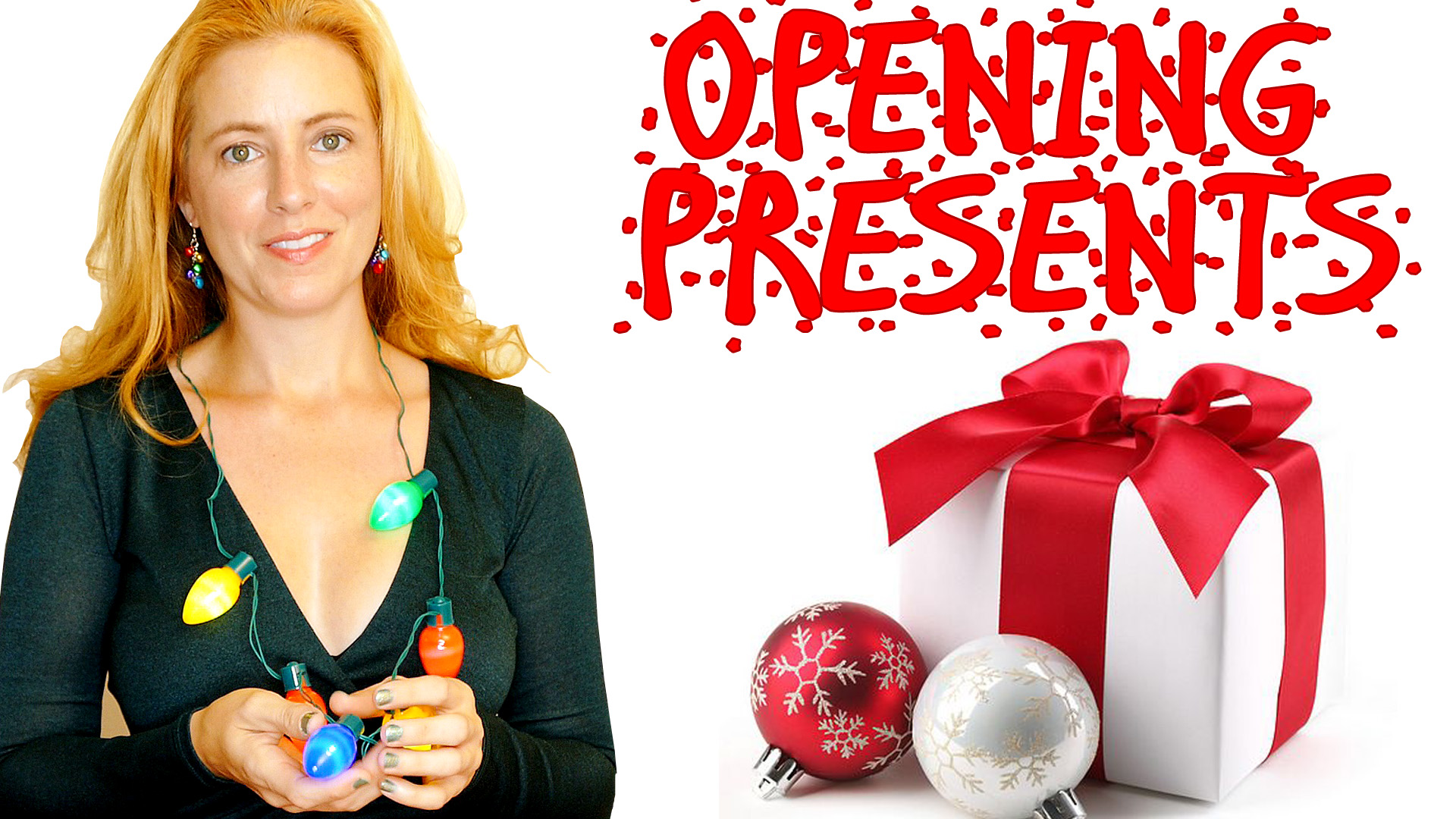 Christmas Unboxing with Adrienne, No Talking