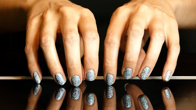 Close Up Tapping on Wood, Plastic, Gl...