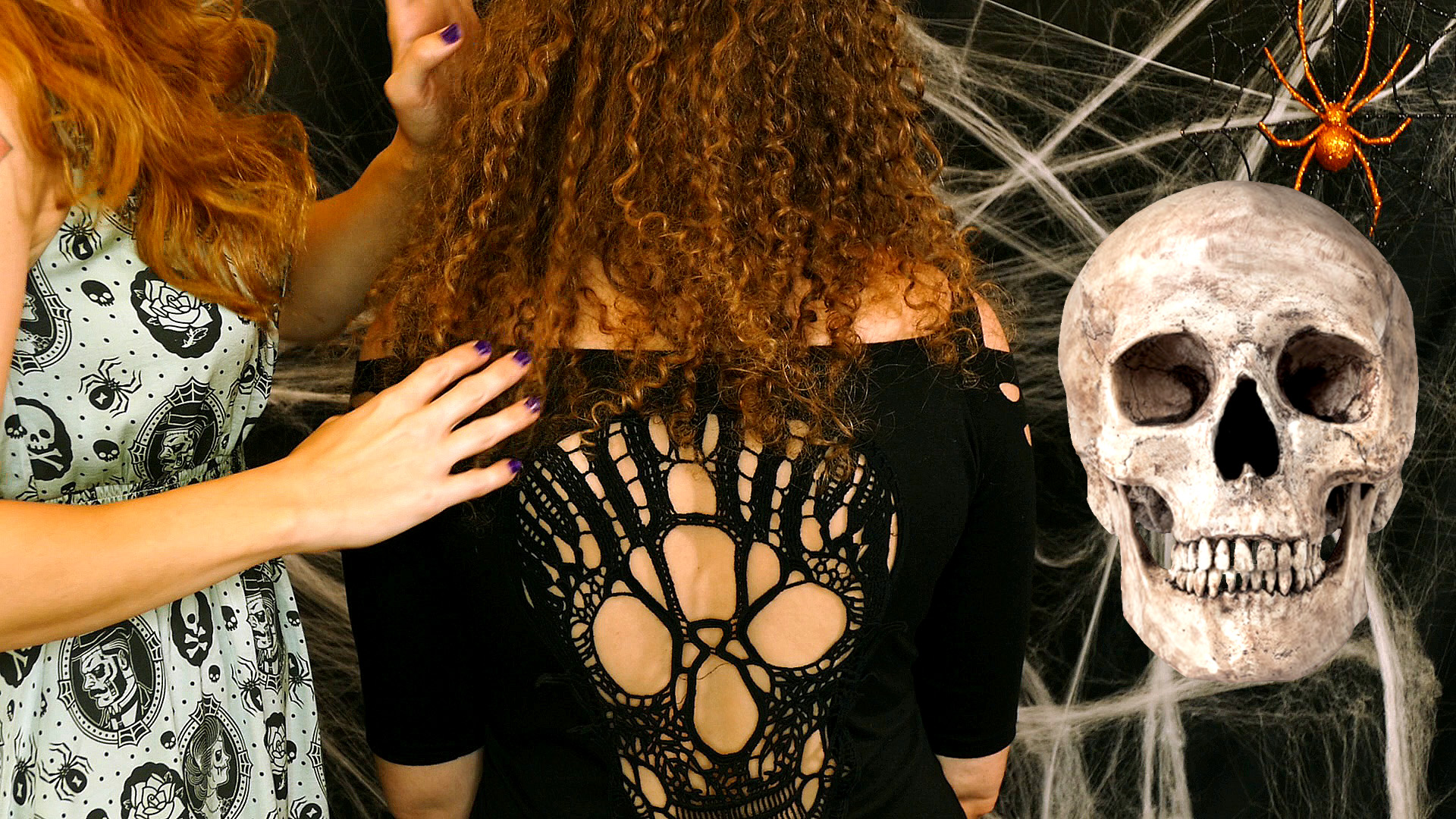 Halloween Hair Play, Back Tickling & Whispers