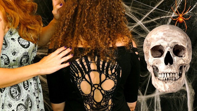 Halloween Hair Play, Back Tickling & Whispers