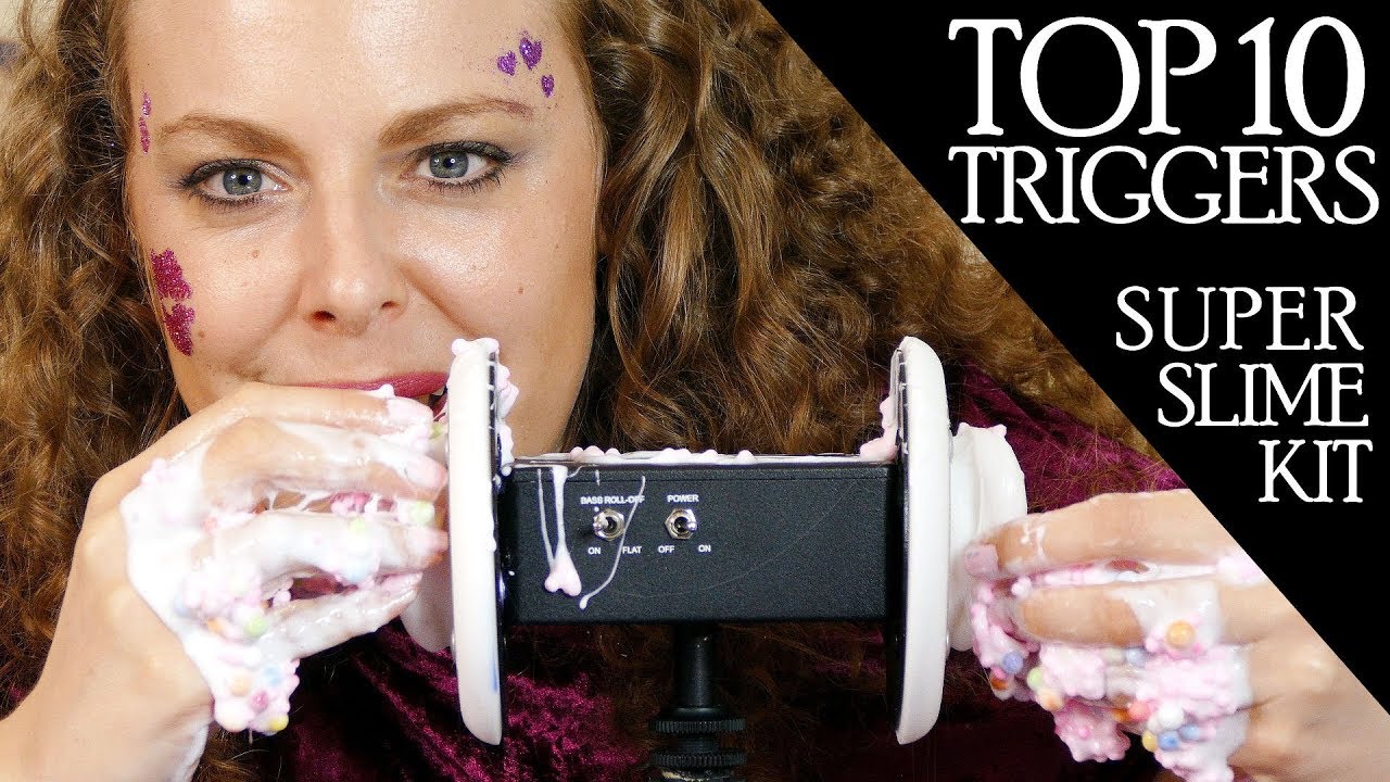 Corrina's Top 10 ASMR Triggers For Tingles! Plus Super Slime Kit!