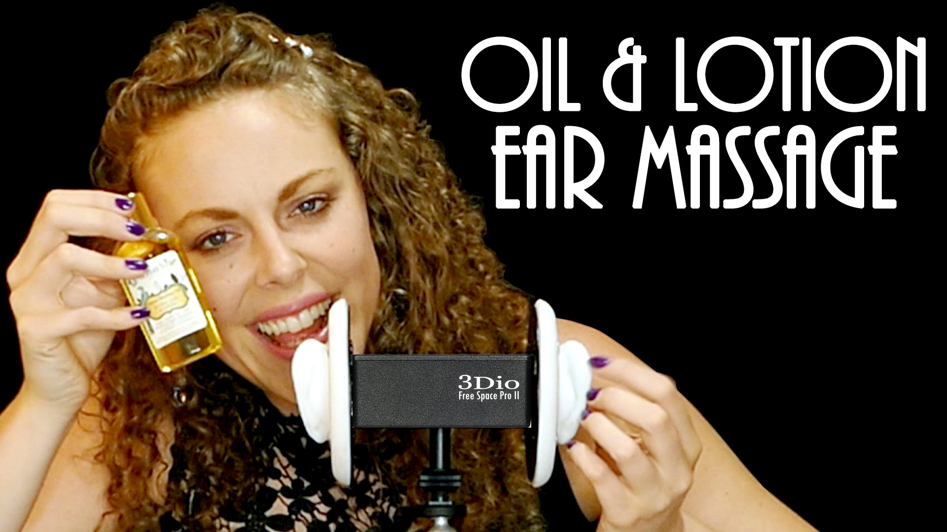 Oil and Lotion Ear Massage