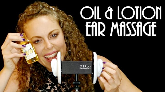 Oil and Lotion Ear Massage