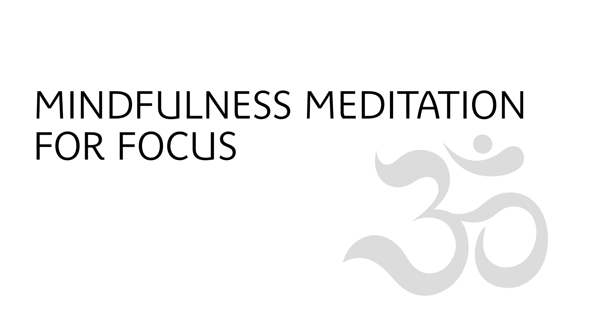 Yoga Meditation for Beginners | Meditation for Mindfulness