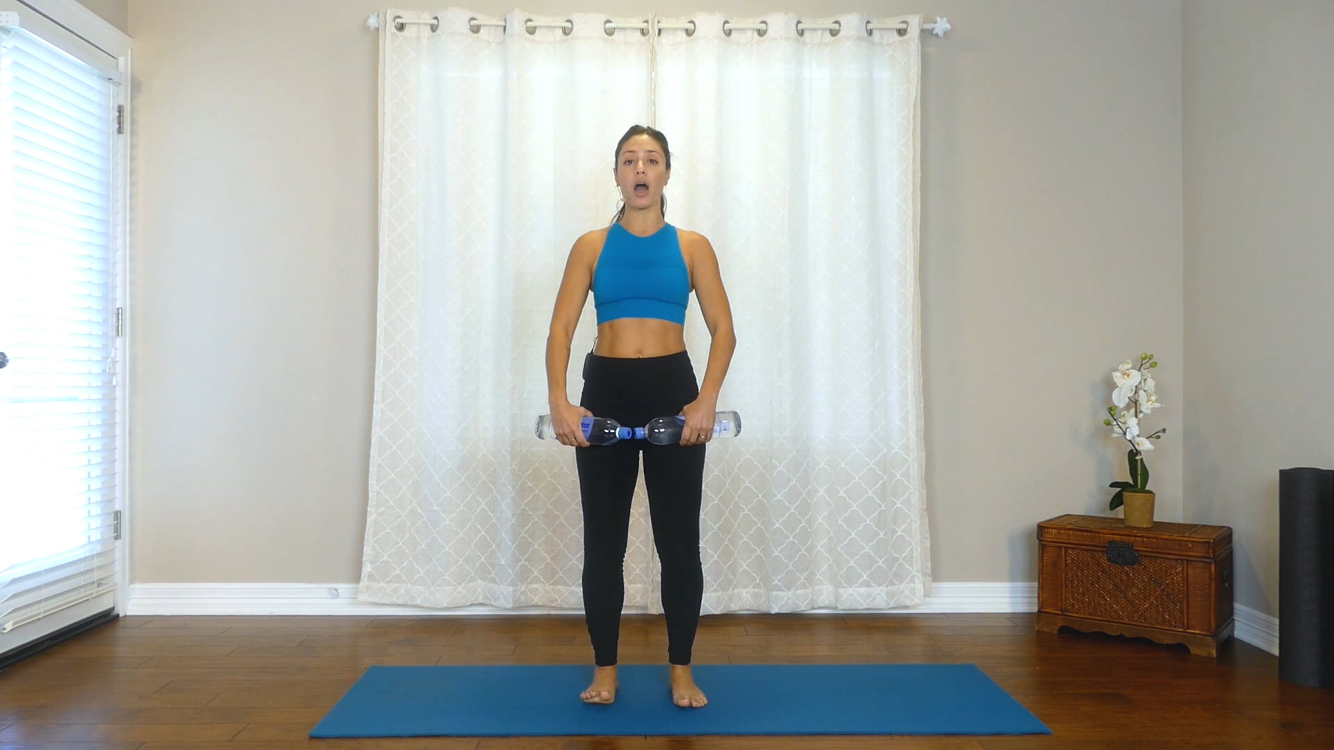 Water Bottle Weights Full Body Workout