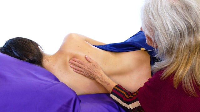 Side Laying Back Massage