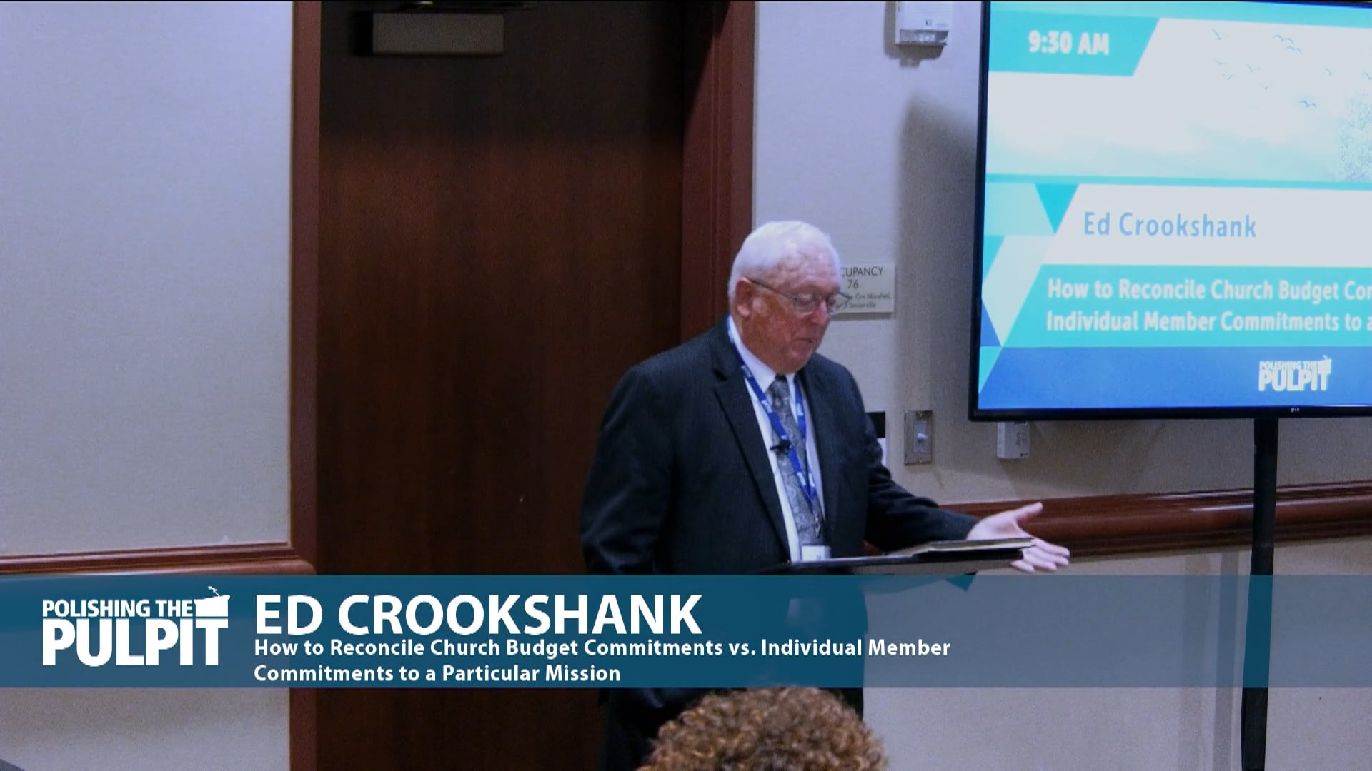 Ed Crookshank: How to Reconcile Church Budgets vs. Individual Member Commitments