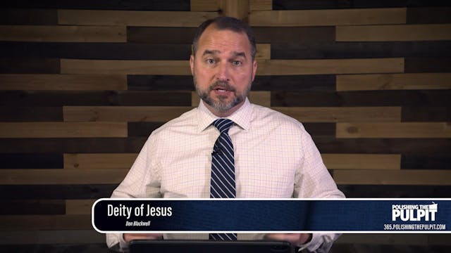 Don Blackwell: Proving Jesus is Fully...
