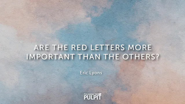Are the Red Letters More Important th...