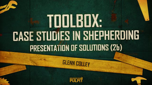 Toolbox: Case Studies in Shepherding—...