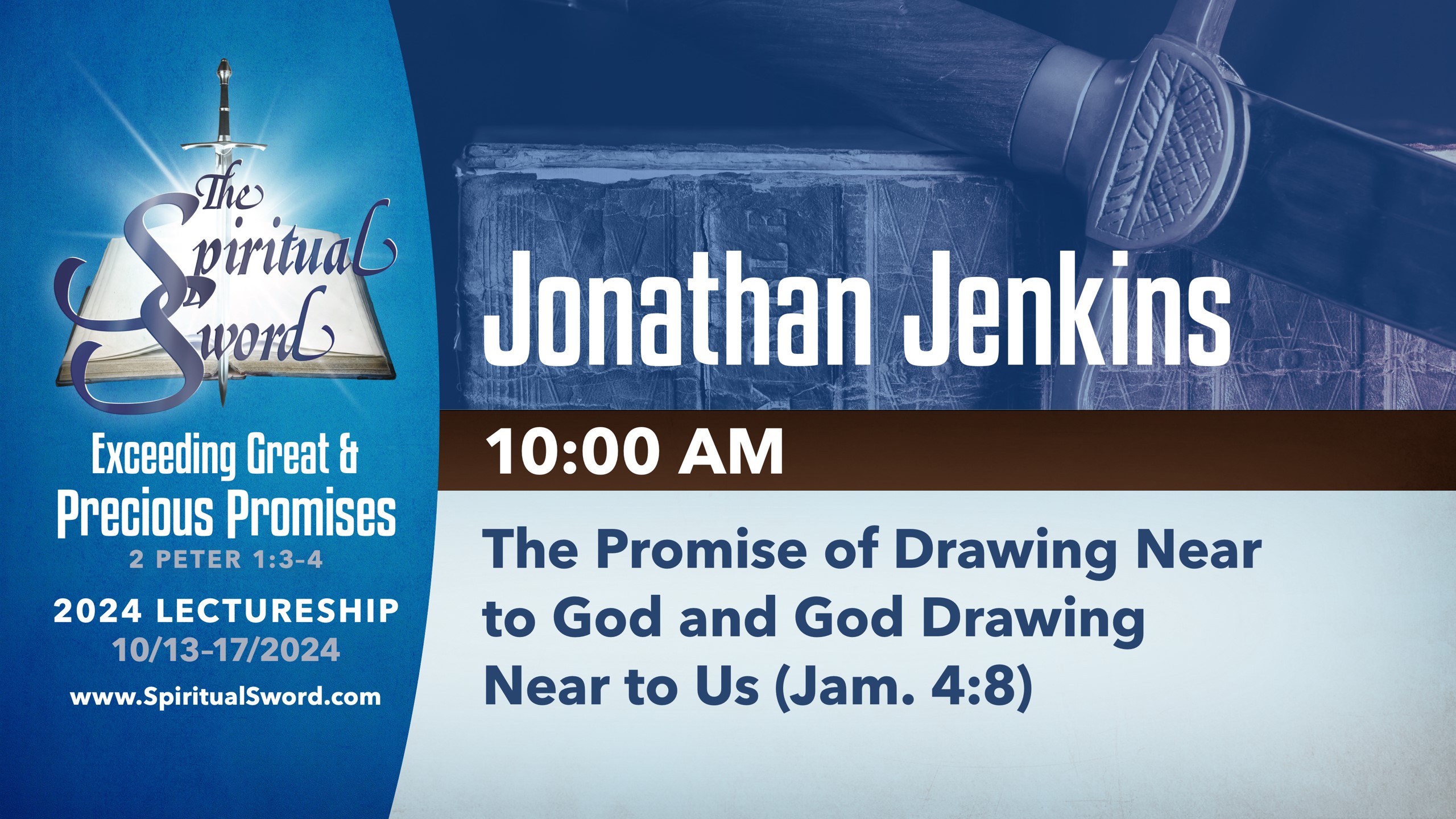The Promise of Drawing Near to God and God Drawing Near to Us | Jonathan Jenkins