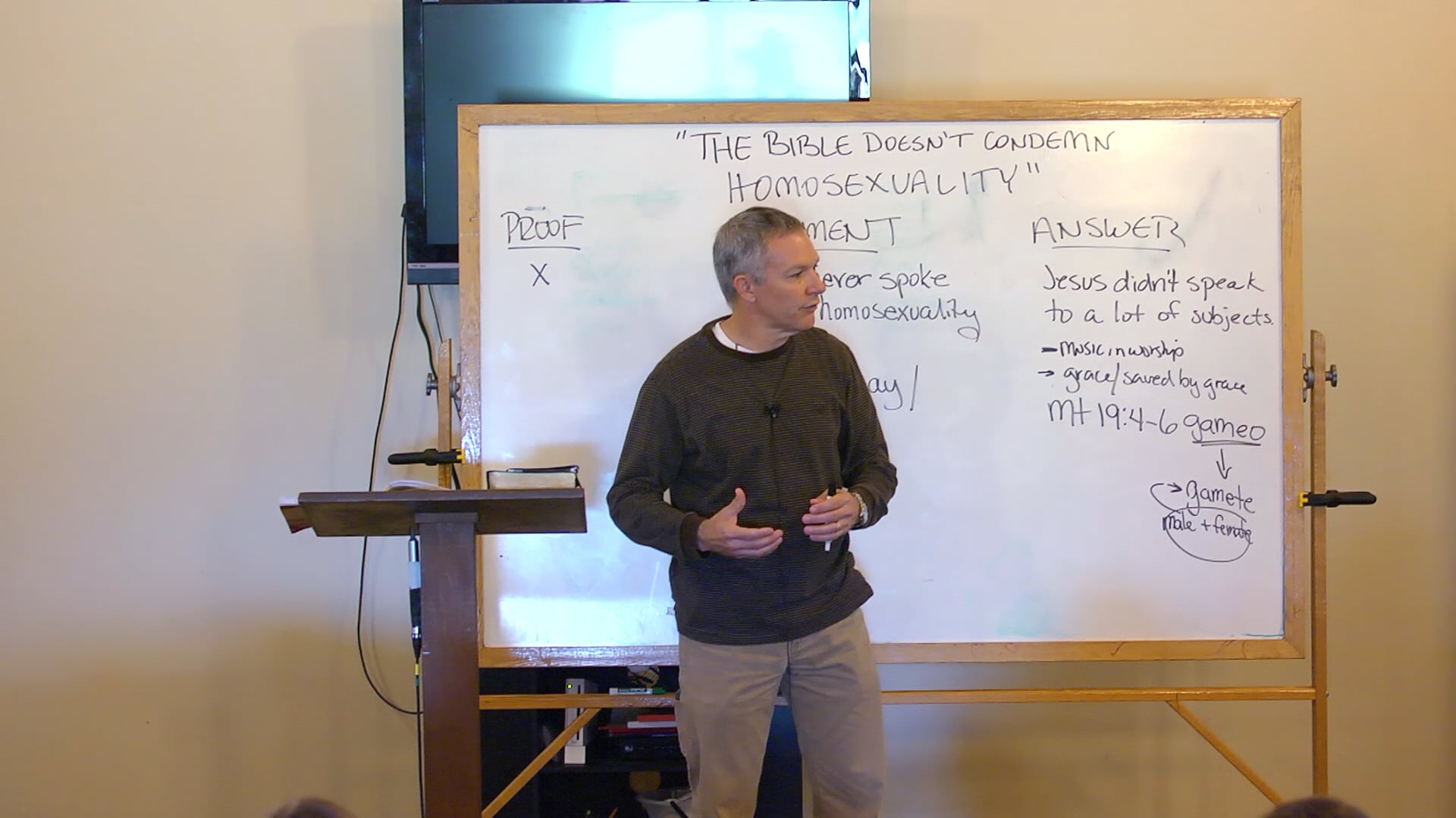 Todd Clippard: Discussion Class: You have heard that it has been said (3)