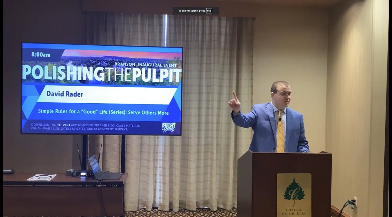 Simple Rules for a Good Life: Serve Others More | David Rader - PTP365