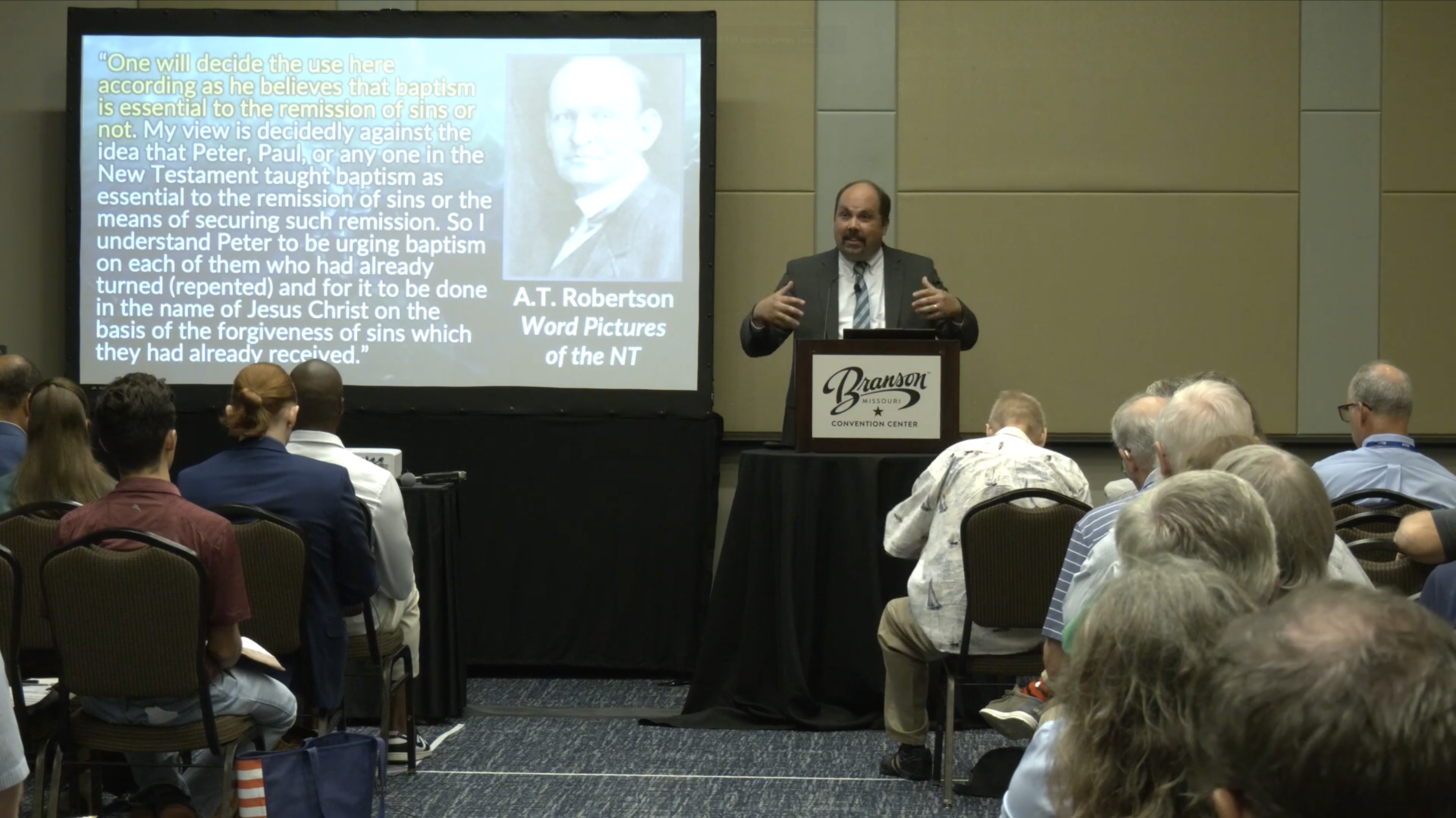 Go Deep! The Purpose of Baptism is for the Remission of Sins | Doug Burleson