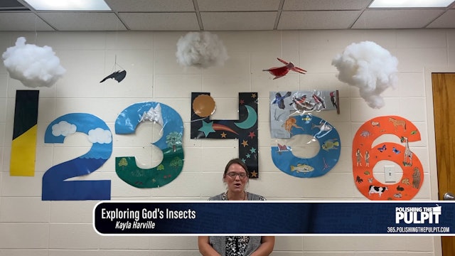 Kayla Harville: Exploring God's Insects (Class for 2-year-olds)