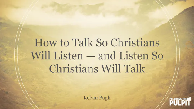 How to Talk So Christians Will Listen...