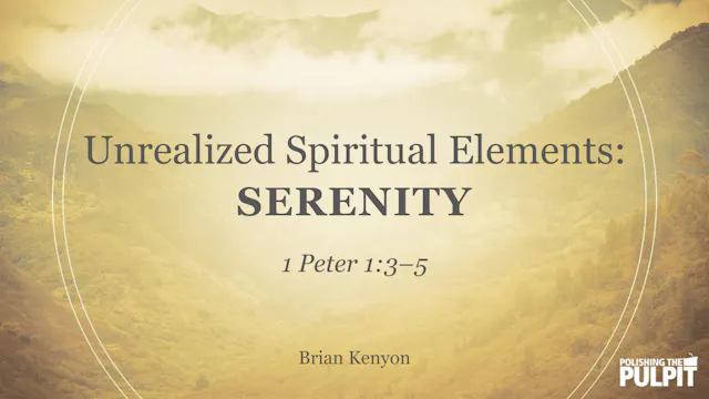 Unrealized Spiritual Elements: Sereni...