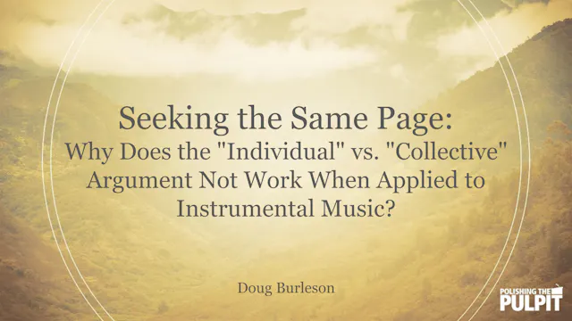 The "Individual" vs "Collective" Argu...
