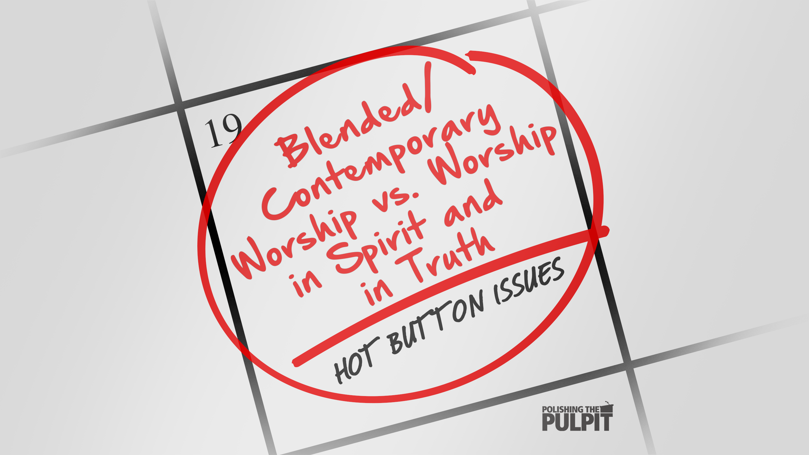 Blended/contemporary worship vs. worship in spirit and in truth | Cliff Goodwin