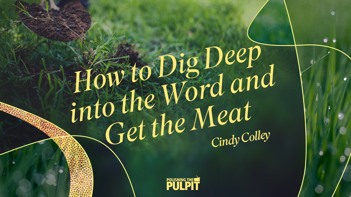 How to Dig Deep Into The Word and Get The Meat | Cindy Colley