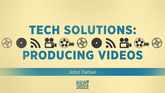 Tech Solutions: Producing Videos  | J...