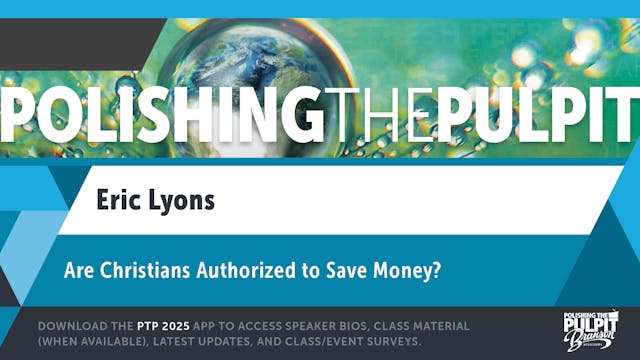 Are Christians Authorized to Save Mon...