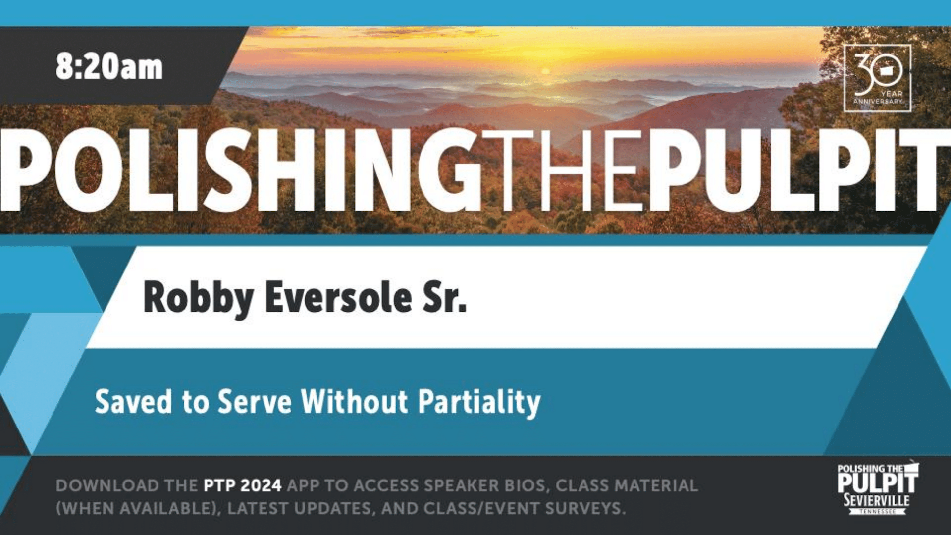 Saved to Serve Without Partiality | Robby Eversole Sr.