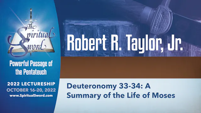 Deuteronomy 33-34: A Summary of the L...