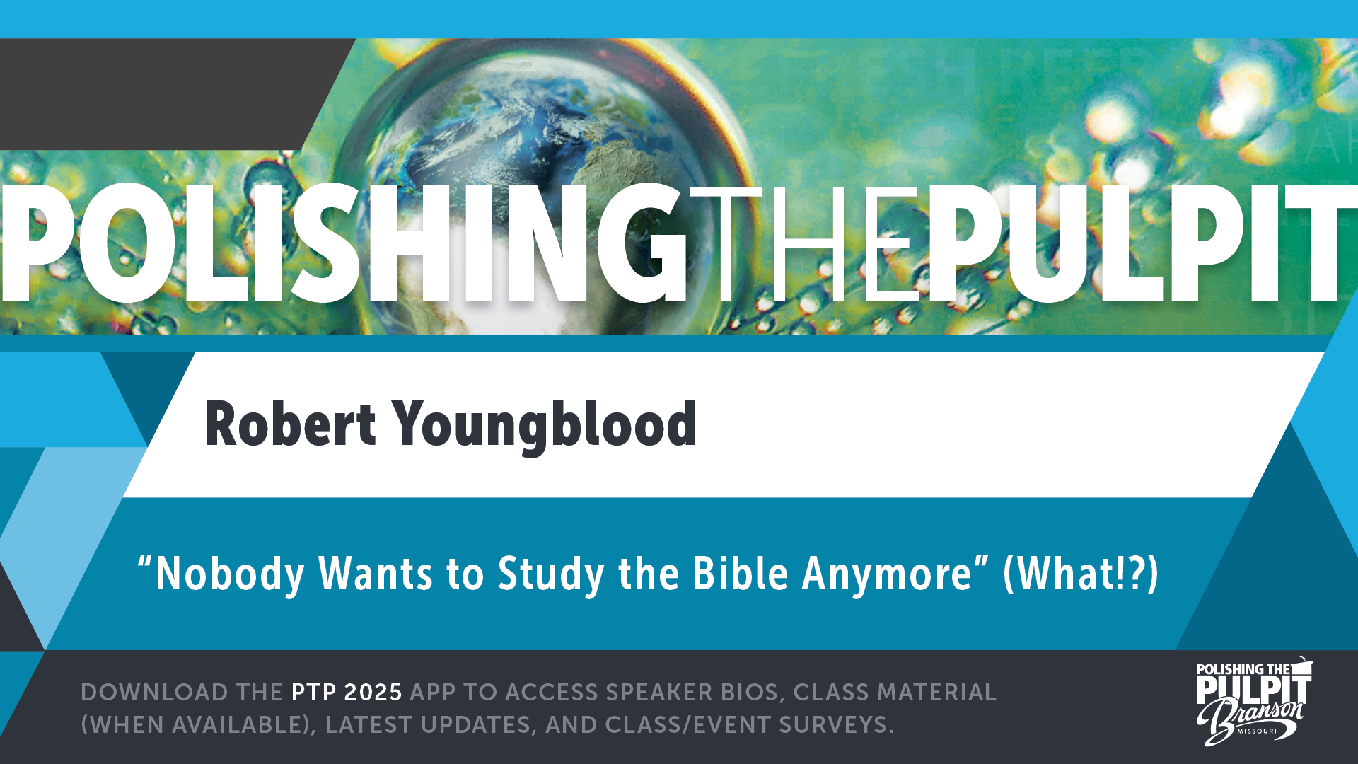 "Nobody Wants to Study the Bible Anymore" (What!?) | Robert Youngblood