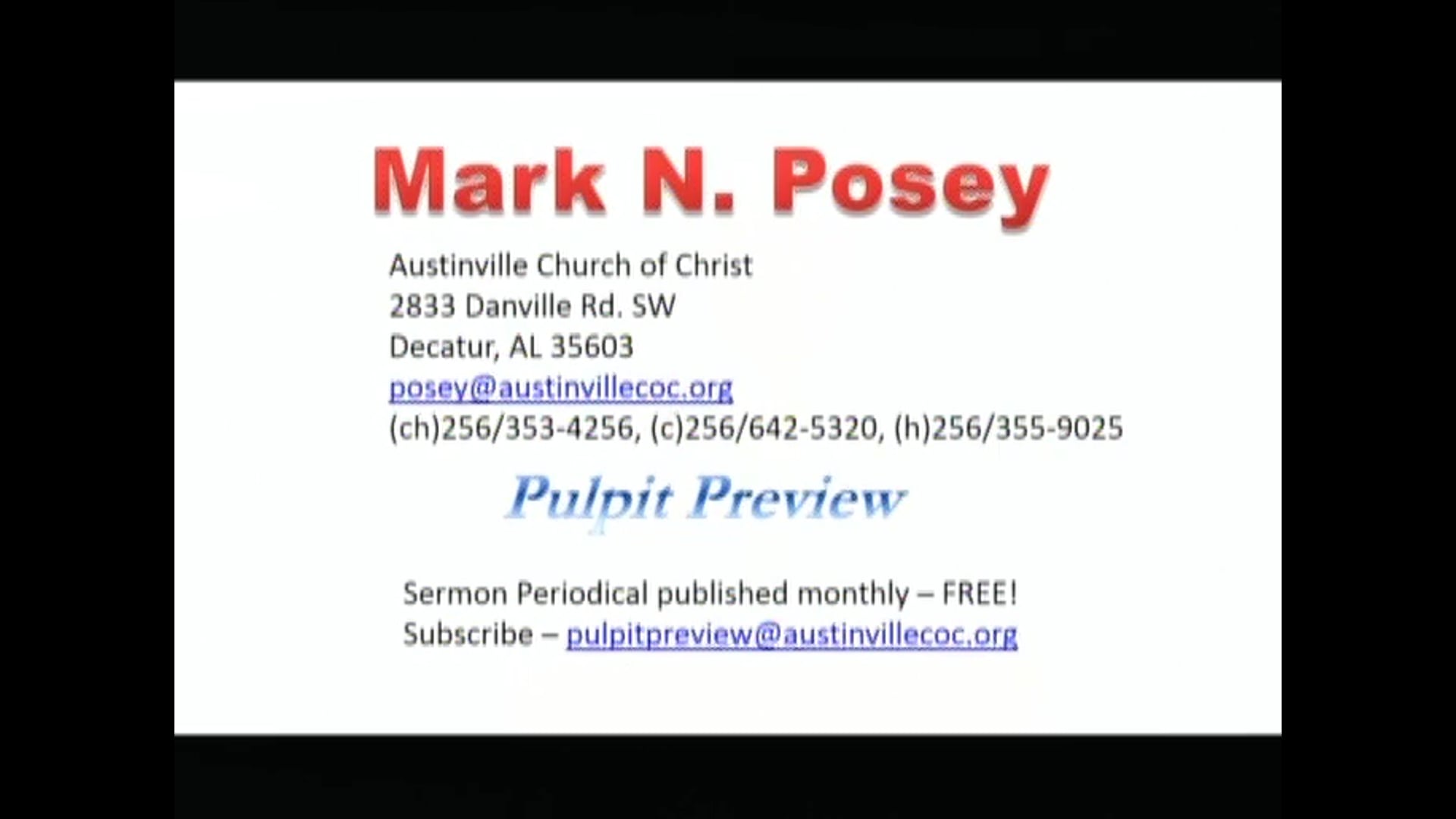 Mark Posey: Sermon Outlines You Will Enjoy Preaching: From the Psalms